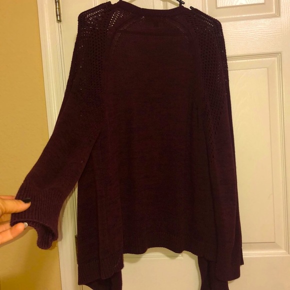 Banana Republic Maroon Cardigan - Picture 3 of 4